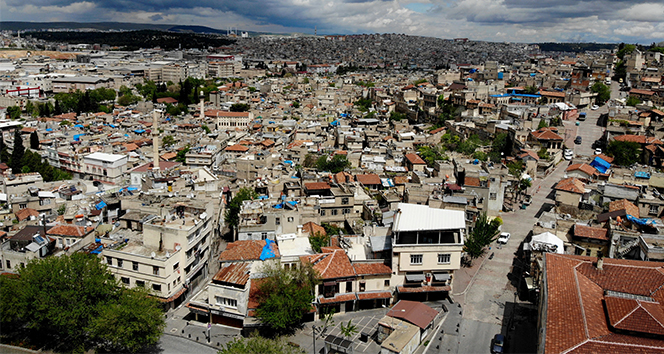 Korona sessizliğindeki Gaziantep'te bahar renkliliği