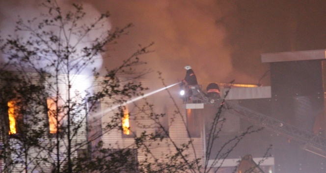 Trabzon’da balık fabrikasının soğuk hava ambarındaki yangın hakimiyet altına alındı