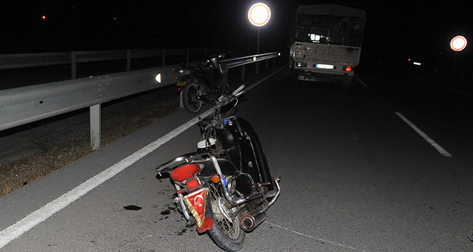 16 yaşındaki motosiklet sürücüsü kazada hayatını kaybetti