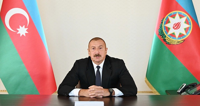 Azerbaycan Cumhurbaşkanı Aliyev: 'Tek şartımız Ermenistan ordusunun topraklarımızdan geri çekilmesidir'