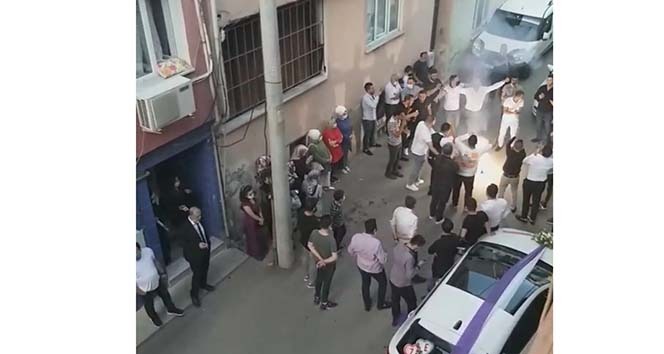 Bursa'da halaylı gelin almaya ceza yağdı