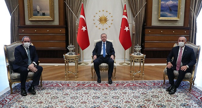 Cumhurbaşkanı Erdoğan, Cezayir Dışişleri Bakanını kabul etti