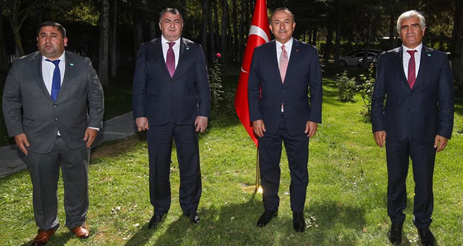 Dışişleri Bakanı Çavuşoğlu, Kassanov’u kabul etti