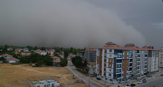 Konya’da dev toz bulutu