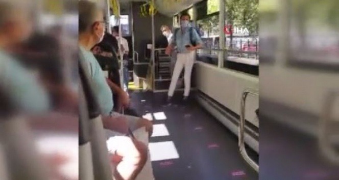 Otobüs şoförü ile öğrencinin 'Boş İstanbulkart' tartışması