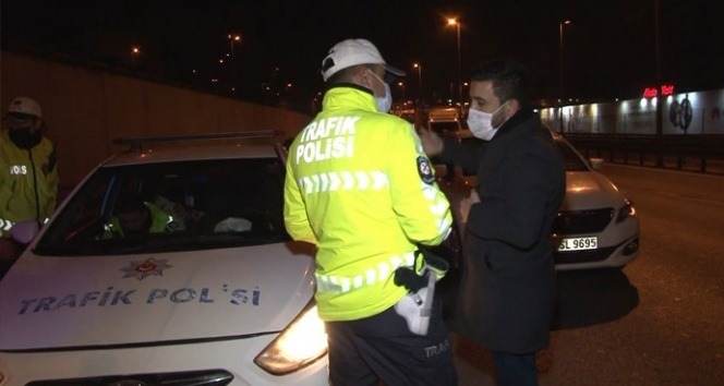 İstanbul'da gece sokağa çıkma kısıtlamasını ihlal edenlere ceza yağdı