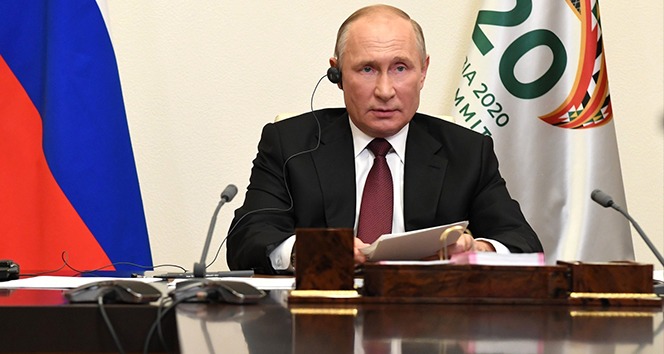 Putin'in G-20 zirvesindeki gündemi Covid-19 ve global ekonomik kriz oldu