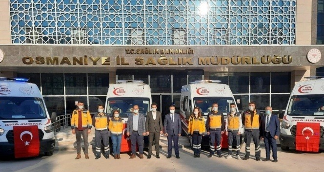 Sağlık Bakanlığı’ndan Osmaniye’ye 6 ambulans