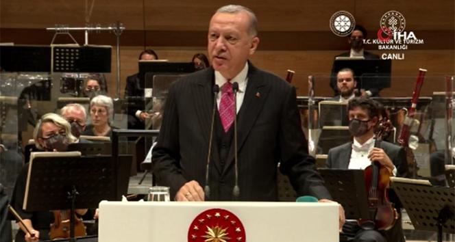 Yeni CSO binası açıldı! Cumhurbaşkanı Erdoğan: 'Jakoben zihniyetten Türk müziği de nasibini aldı'