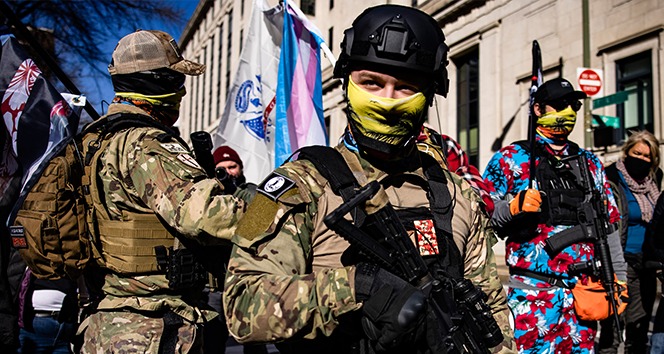ABD’de silahlı gruplar 'Lobi Günü' nedeniyle sokağa indi