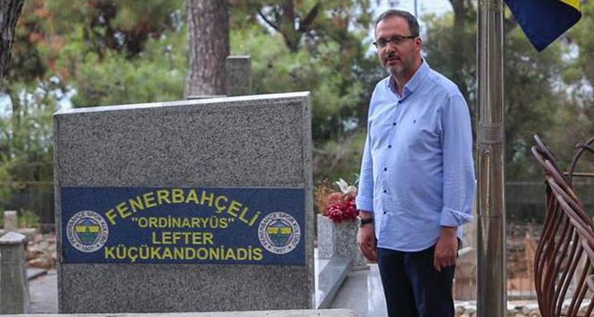 Bakan Kasapoğlu, Lefter Küçükandonyadis’i andı