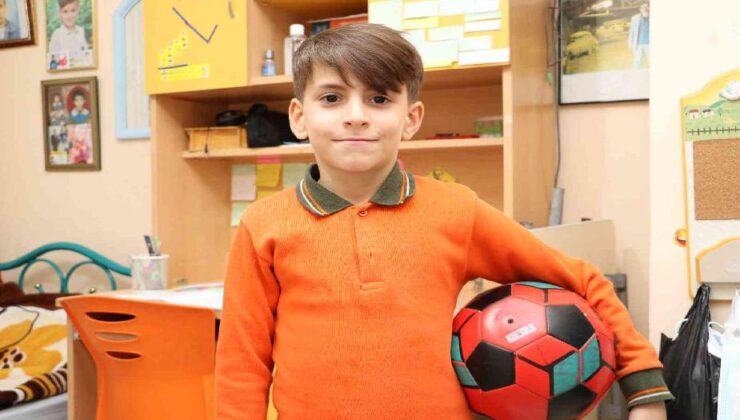 8 yaşındaki Mehmet Can’ın ’forma’ hayali