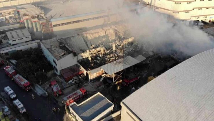 Esenyurt’ta 1 kişinin öldüğü fabrika yangınının boyutu gün ağarınca ortaya çıktı