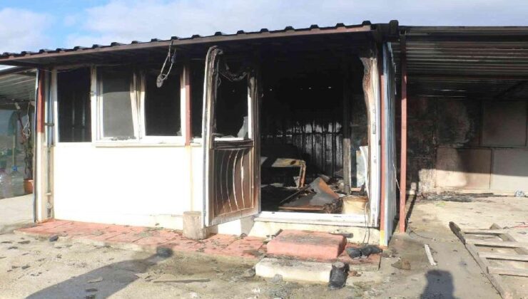 Meclis üyesinin bağ evi yandı