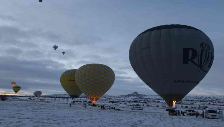 Balon turlarına kar engeli