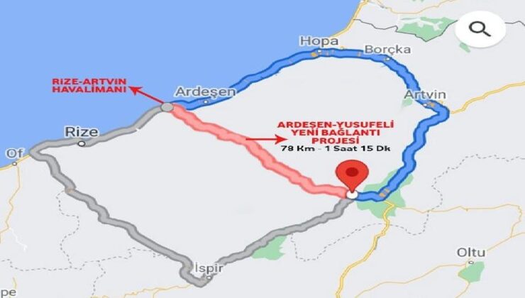 Projesi hazırlanan Rize-Artvin-Erzurum yolu ile yeni turizm havzaları oluşturulacak