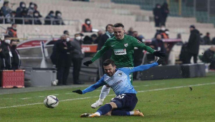 Spor Toto 1. Lig: Bursaspor: 0 – Büyükşehir Belediye Erzurumspor: 0
