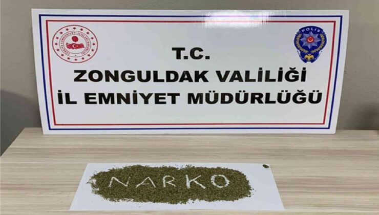 Zonguldak’ta uyuşturucu operasyonu