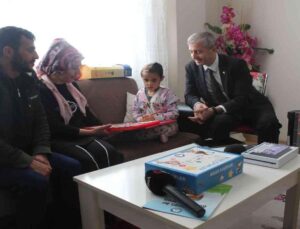 Minik Asiye’nin yeni evindeki ilk ziyaretçisi Tahmazoğlu oldu