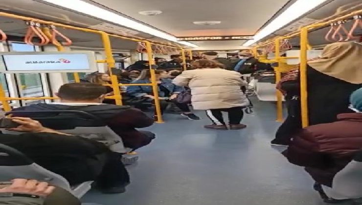 Bursa’da metroda maske takmayan gençleri uyaran yaşlı kadına hakaret
