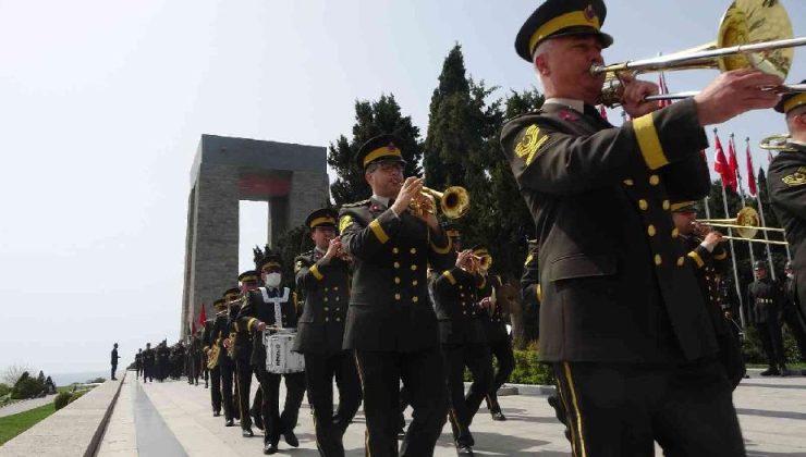 Çanakkale Kara Savaşları’nın 107. yıl dönümü tören provası yapıldı