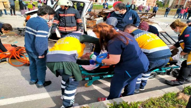 Trabzon’da trafik kazası: 1 ölü, 1 yaralı