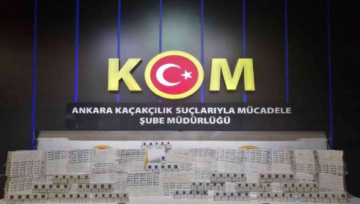 Ankara polisinden sigara kaçakçılarına operasyon: 14 kişi yakalandı
