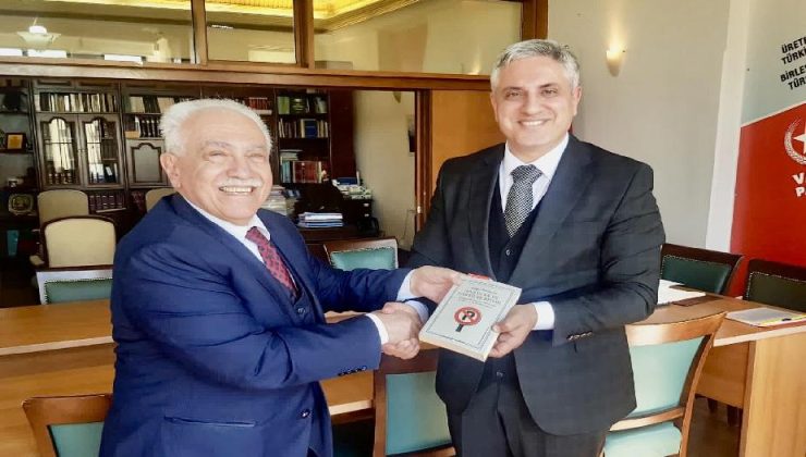 Osmanlı Ocakları Genel Başkanı Canpolat’tan, Vatan Partisi Genel Başkanı Perinçek’e ziyaret