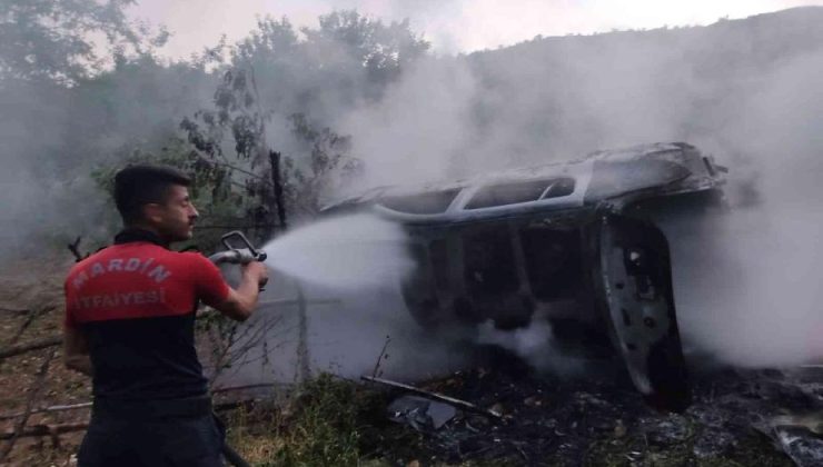 Taziye için Mardin’e gelen aile kaza yaptı: İki kişi yanan araçta can verdi