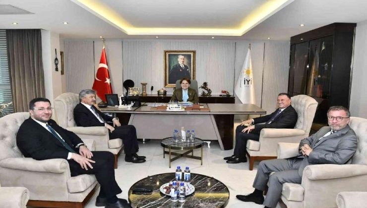 İYİ Parti Genel Başkanı Akşener, Lütfü Savaş’ı kabul etti