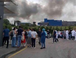 Kocaeli’de Kimya fabrikasında büyük yangın
