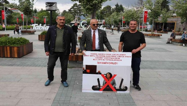 Polise yumruk atan HDP’li vekil Aydemir, Bolu’da protesto edildi