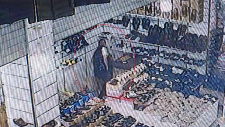 Samsun Yabancılar Çarşısı’nda iş yerinden para hırsızlığı kamerada